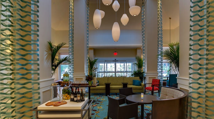 Hilton Garden Inn Daytona Beach Oceanfront Lobby